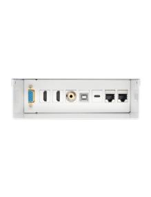 Caja de Conexiones Aisens A127-0720/ VGA - 2x HDMI - Jack 3.5 - USB Tipo-C - USB - 2x RJ45