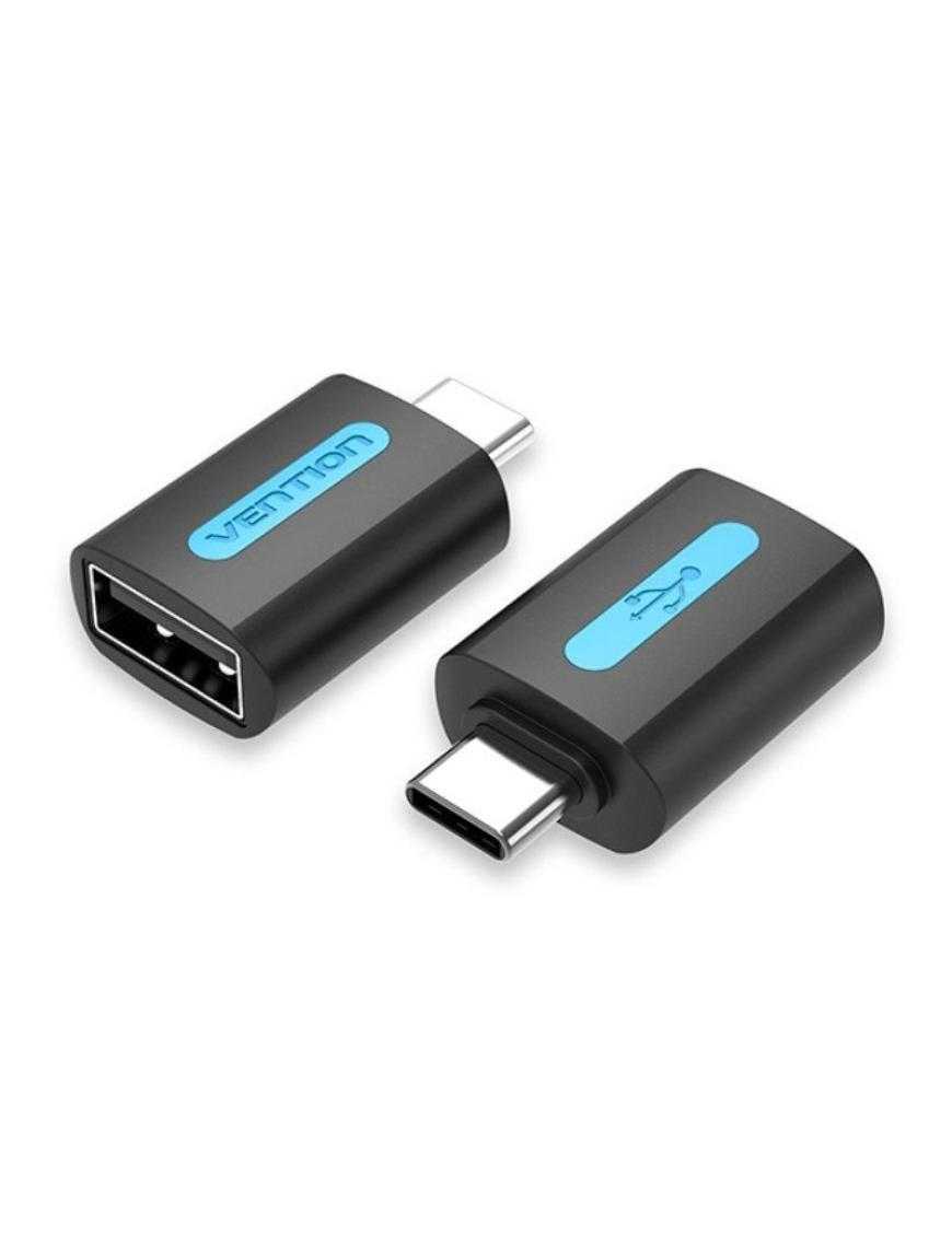 Adaptador USB 2.0 Vention CDTB0/ USB Tipo-C Macho - USB Hembra