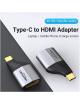 Adaptador USB Tipo-C Vention TCDH0/ USB Tipo-C Macho - HDMI Hembra