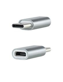 Adaptador Nanocable 10.02.0011/ USB Tipo-C Macho - MicroUSB Hembra