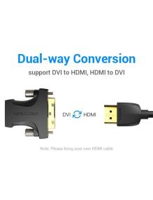 Adaptador HDMI Vention AILB0/ HDMI Hembra - DVI (24+1) Macho