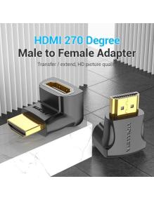 Adaptador HDMI 4K 270º Vention AINB0/ HDMI Macho - HDMI Hembra