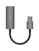 Adaptador USB 3.0 Aisens A106-0708/ USB Macho - RJ45 Hembra/ 15cm/ Gris