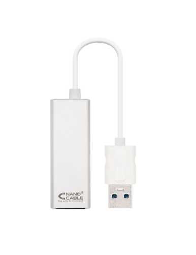 Adaptador USB 3.0 - RJ45 Nanocable 10.03.0401/ 1000Mbps