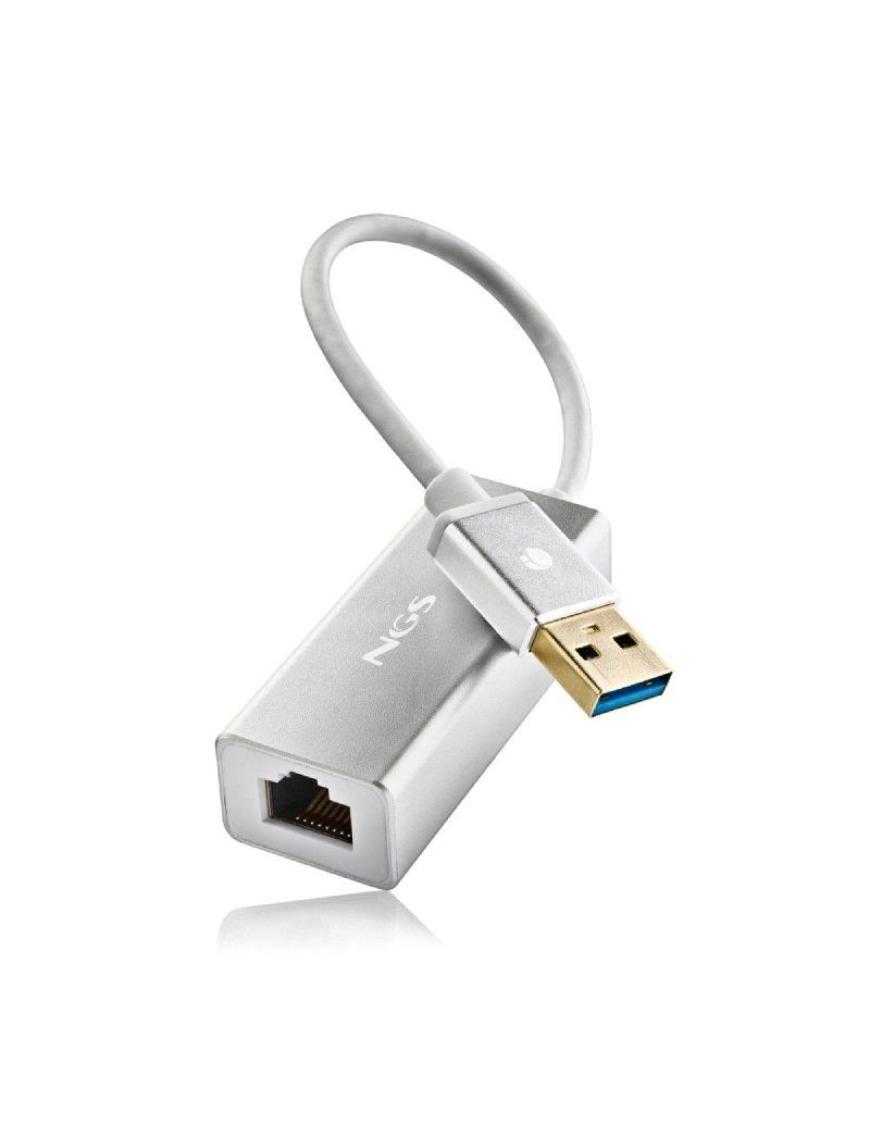 Adaptador USB 3.0 - RJ45 NGS Hacker 3.0/ 1000Mbps