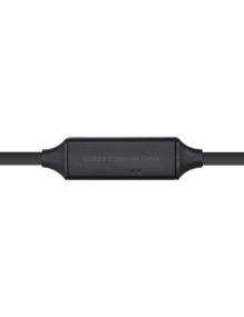 Cable Alargador USB 3.0 con Amplificador Aisens A105-0408/ USB Macho - USB Hembra/ Hasta 9W/ 625Mbps/ 10m/ Negro