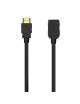 Cable Alargador HDMI Aisens A120-0544/ HDMI Macho - HDMI Hembra/ Hasta 10W/ 2250Mbps/ 1m/ Negro