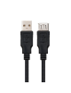 Cable Alargador USB Nanocable 10.01.0204-BK/ USB Macho - USB Hembra/ 3m/ Negro