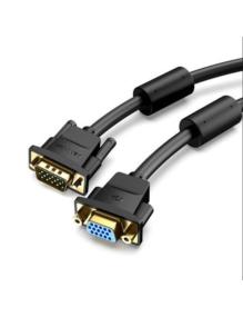 Cable Alargador SVGA Vention DAGBF/ VGA Macho - VGA Hembra/ 1m/ Negro