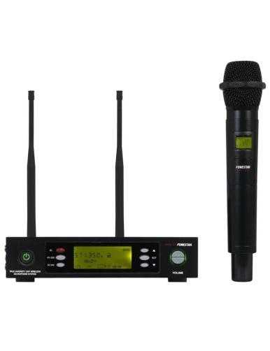 Micrófono Inalámbrico de Mano UHF MSH-887-570/ Incluye Receptor