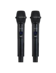 Micrófono Inalámbrico Doble Mano UHF Fonestar SONAIR-2M/ Incluye Receptor