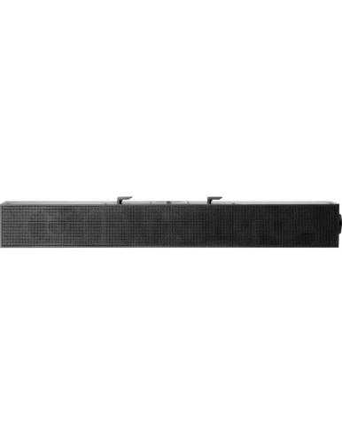 Barra de Sonido HP S101/ Negra/ Compatible con monitores HP E-Series y P-Series