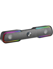 Barra de Sonido con Bluetooth Mars Gaming MSBX/ 10W/ 2.0/ Negra