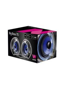 Altavoces Woxter Big Bass 70/ 15W/ 2.0/ Azules