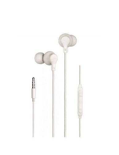 Auriculares Intrauditivos Daewoo DW2014/ con Micrófono/ Jack 3.5/ Blancos