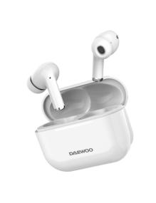 Auriculares Bluetooth Daewoo DW2002 con estuche de carga/ Autonomía 6h/ Blancos