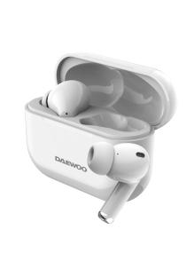 Auriculares Bluetooth Daewoo DW2002 con estuche de carga/ Autonomía 6h/ Blancos