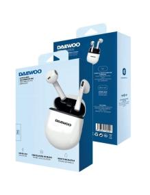 Auriculares Bluetooth Daewoo DW2006 con estuche de carga/ Autonomía 5h/ Blancos