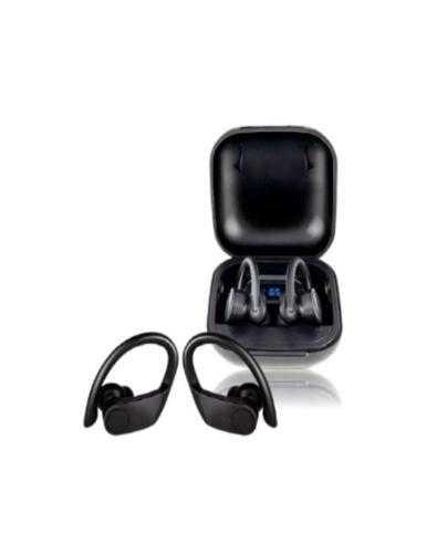 Auriculares Deportivos Bluetooth Daewoo TWS SPORT DW2012 con estuche de carga/ Autonomía 3h/ Negros