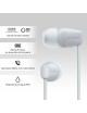 Auriculares Inalámbrico Intrauditivos Sony WI-C100/ con Micrófono/ Bluetooth/ Blancos