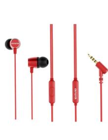 Auriculares Intrauditivos Aiwa ESTM-30RD/ con Micrófono/ Jack 3.5/ Rojo