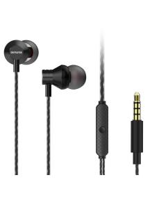 Auriculares Intrauditivos Aiwa ESTM-50BK/ con Micrófono/ Jack 3.5/ Negro