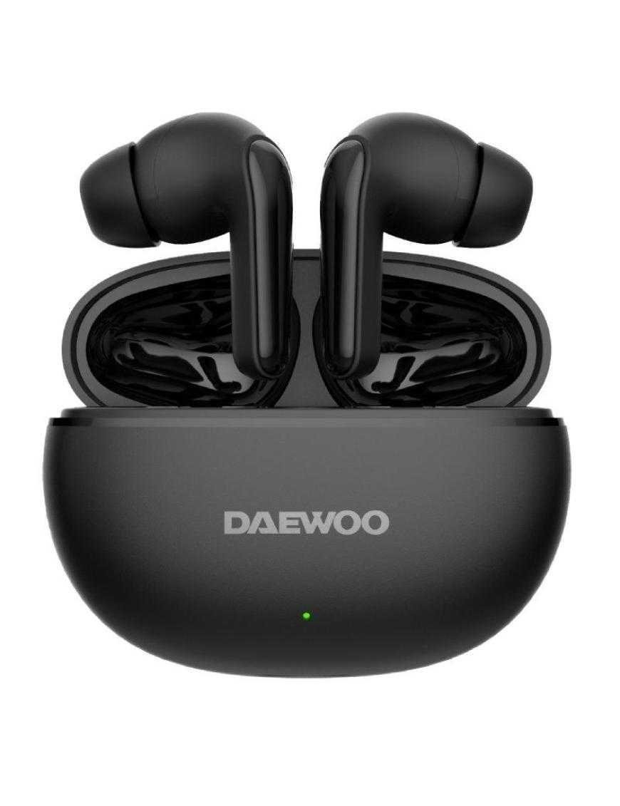 Auriculares Bluetooth Daewoo DW2004 con estuche de carga/ Autonomía 5h/ Negros