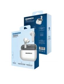 Auriculares Bluetooth Daewoo DW2005 con estuche de carga/ Autonomía 6h/ Blancos