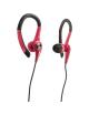 Auriculares Deportivos Elbe AU-107-MIC/ con Micrófono/ Jack 3.5/ Rojo y Negro