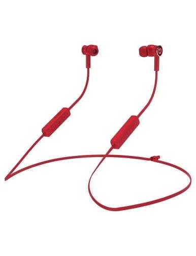 Auriculares Inalámbricos Intrauditivos Hiditec Aken INT010000/ con Micrófono/ Bluetooth/ Rojos