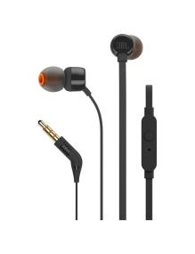 Auriculares Intrauditivos JBL Tune 110/ con Micrófono/ Jack 3.5/ Negros