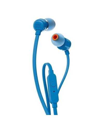 Auriculares Intrauditivos JBL Tune 110/ con Micrófono/ Jack 3.5/ Azules