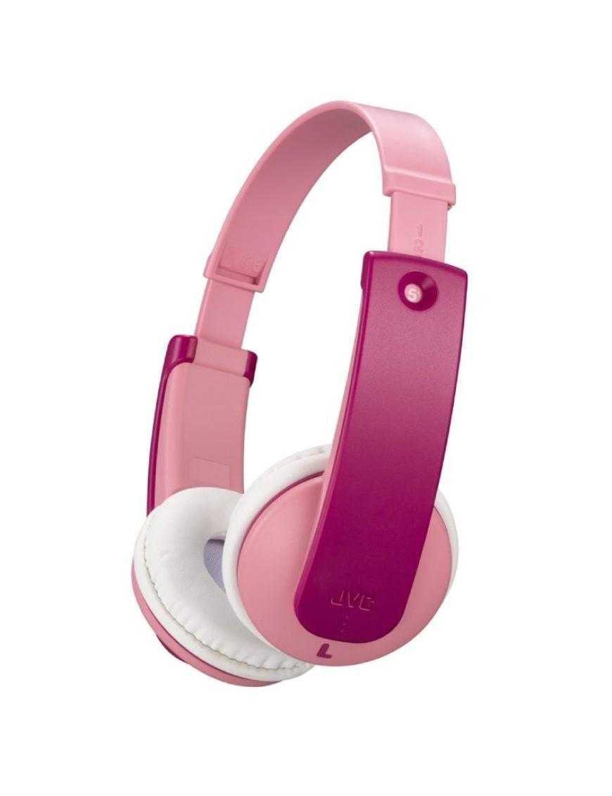 Auriculares Infantiles Inalámbricos JVC Tinyphone HA-KD10W/ Bluetooth/ Rosas