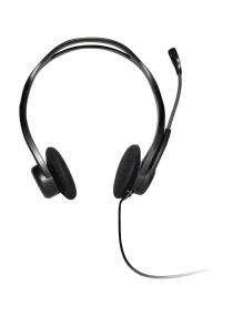 Auriculares Logitech Headset PC 960/ con Micrófono/ USB/ Negros