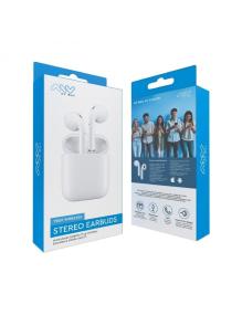 Auriculares Bluetooth Myway Wireless Touch MWHPH0030 con estuche de carga/ Autonomía 3h/ Blancos