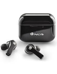 Auriculares Bluetooth NGS Ártica Bloom con estuche de carga/ Autonomía 6h/ Negros