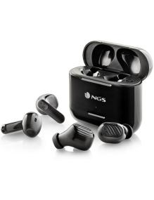 Auriculares Bluetooth NGS Ártica Duo con estuche de carga/ Autonomía 5h/ Negros