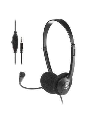 Auriculares NGS MS103 MAX/ con Micrófono/ Jack 3.5/ Negros