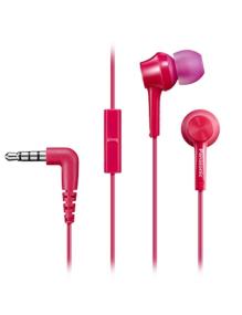 Auriculares Intrauditivos Panasonic RP-TCM105/ con Micrófono/ Jack 3.5/ Rosas