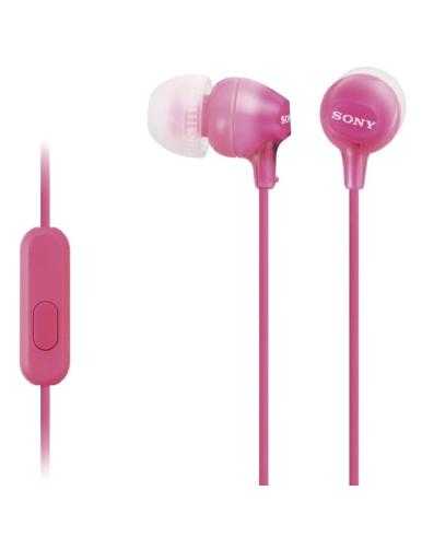 Auriculares Intrauditivos Sony MDR-EX15APPI/ con Micrófono/ Jack 3.5/ Rosas