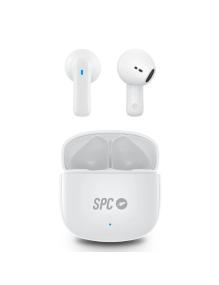 Auriculares Bluetooth SPC Zion 2 Play con estuche de carga/ Autonomía 7h/ Stick Corto 30mm/ Blancos