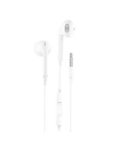 Auriculares Intrauditivos Tech One Tech earTECH TEC1001/ con Micrófono/ Jack 3.5/ Blancos