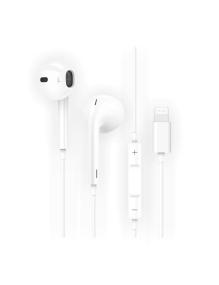 Auriculares Intrauditivos Tech One Tech earTECH HIP TEC1201/ con Micrófono/ Lightning/ Blancos