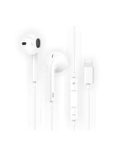 Auriculares Intrauditivos Tech One Tech earTECH HIP TEC1201/ con Micrófono/ Lightning/ Blancos