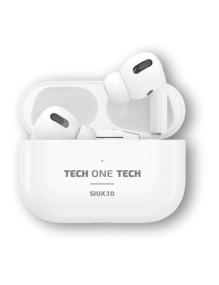 Auriculares Bluetooth Tech One Tech SIUX.10 TEC1410/ con estuche de carga/ Autonomía 5h/ Blancos