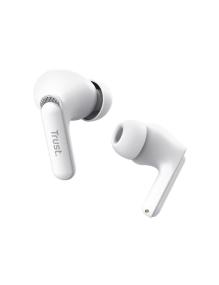 Auriculares Bluetooth Trust Yavi ENC con estuche de carga/ Blancos