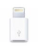 Adaptador Micro USB Lightning 3GO A200/ Micro USB Hembra - Lightning Macho/ Blanco