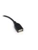 Cable USB 2.0 3GO C122/ MicroUSB Macho - USB Hembra/ 15cm/ Negro