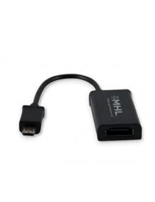 Cable MHL 11 Pines 3GO CMHL11 HDMI Macho - MicroUSB Macho/ Negro