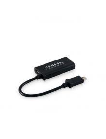 Cable MHL 11 Pines 3GO CMHL11 HDMI Macho - MicroUSB Macho/ Negro